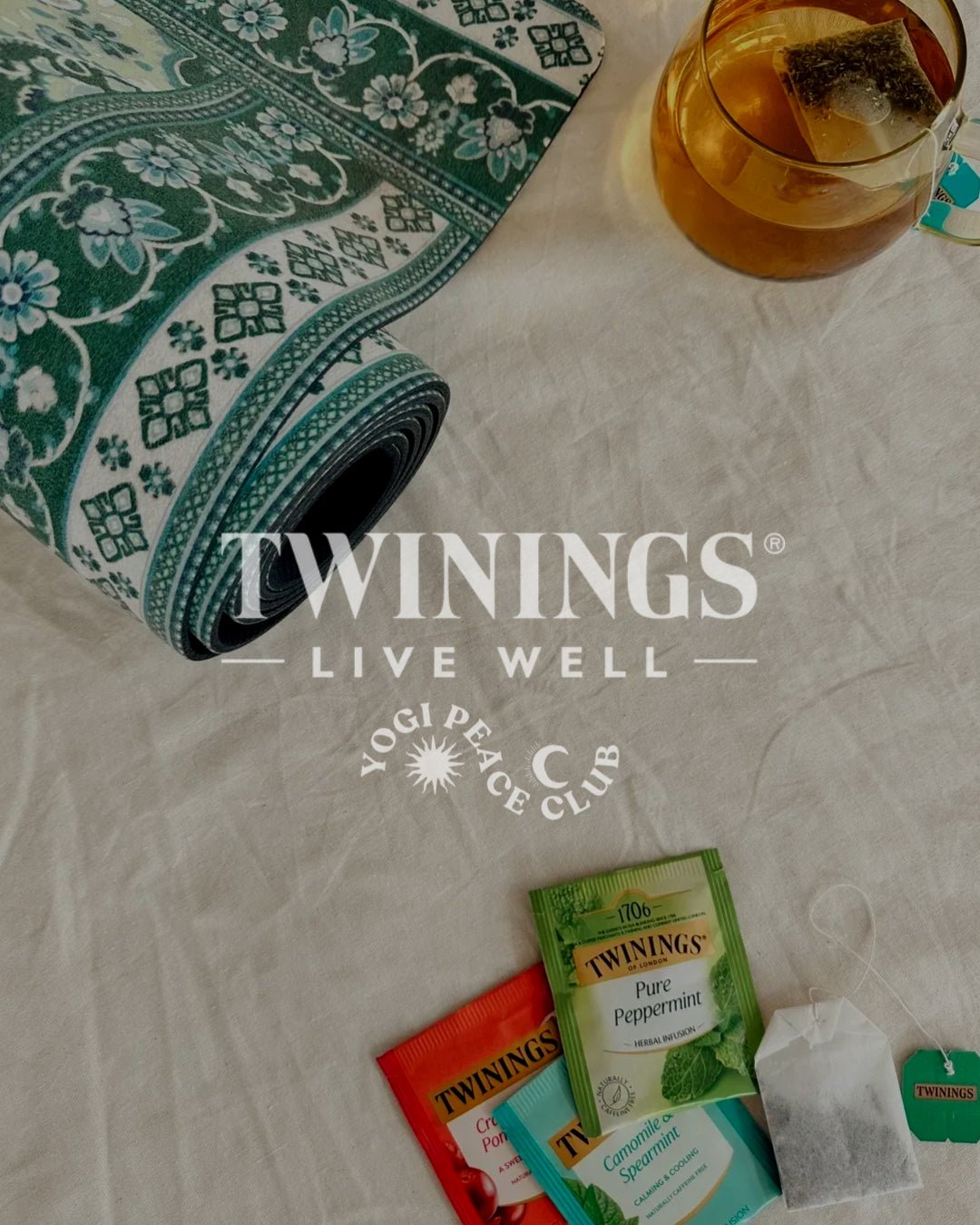 OUR SPECIAL COLLABORATION WITH TWININGS TEA - Yogi Peace Club