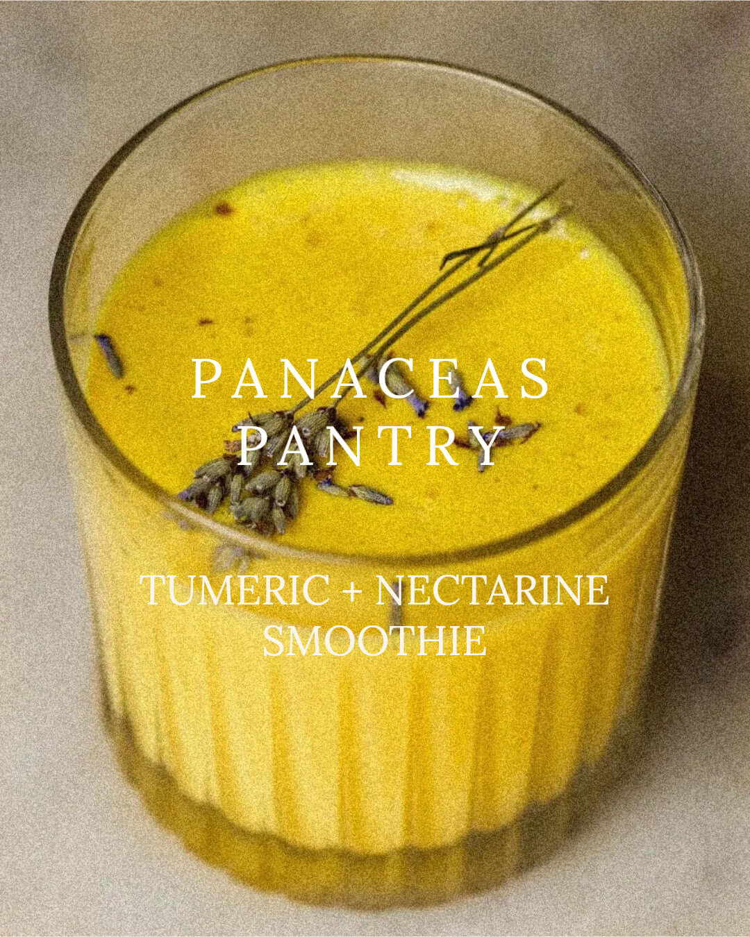 TUMERIC + NECTRINE SMOOTHIE - Yogi Peace Club