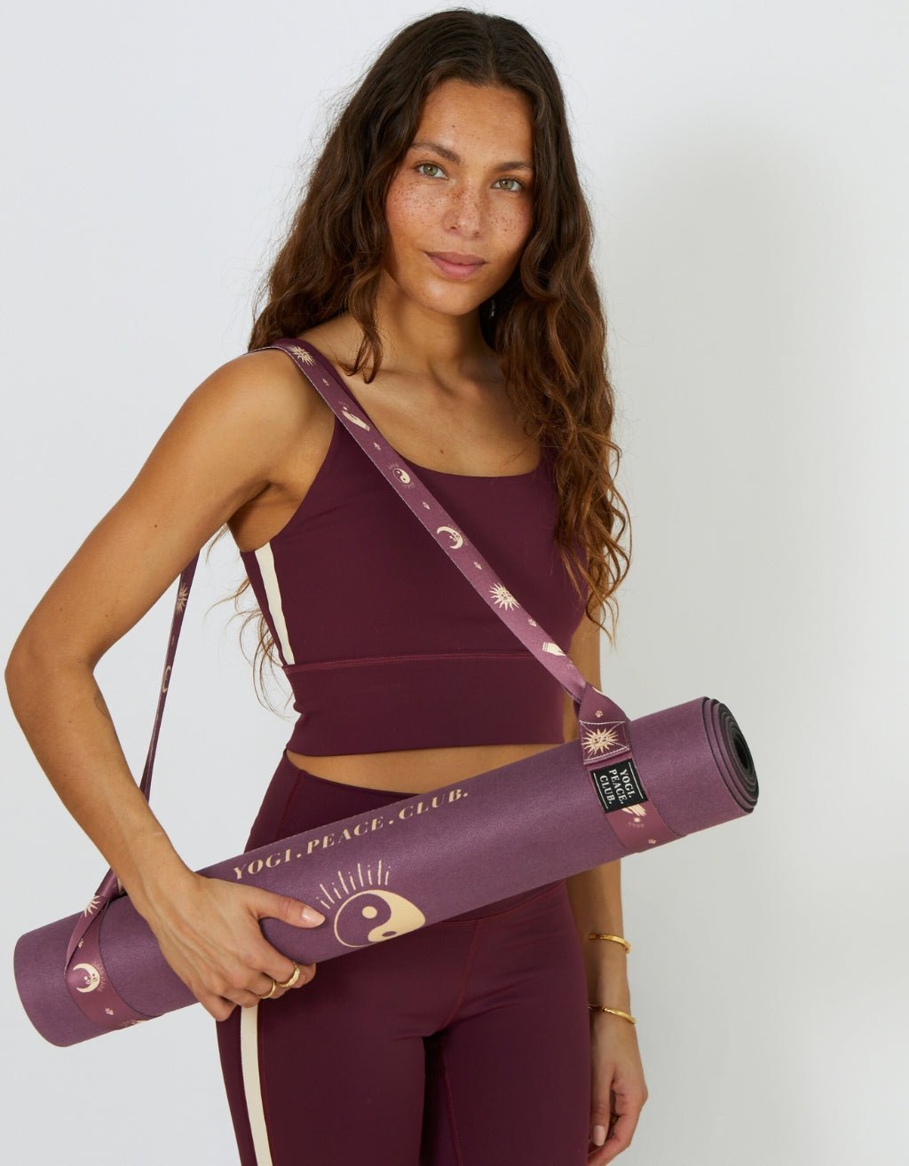 4 mm Ceremony Acai Yoga Mat + Strap - Yogi Peace Club - YOGA MAT