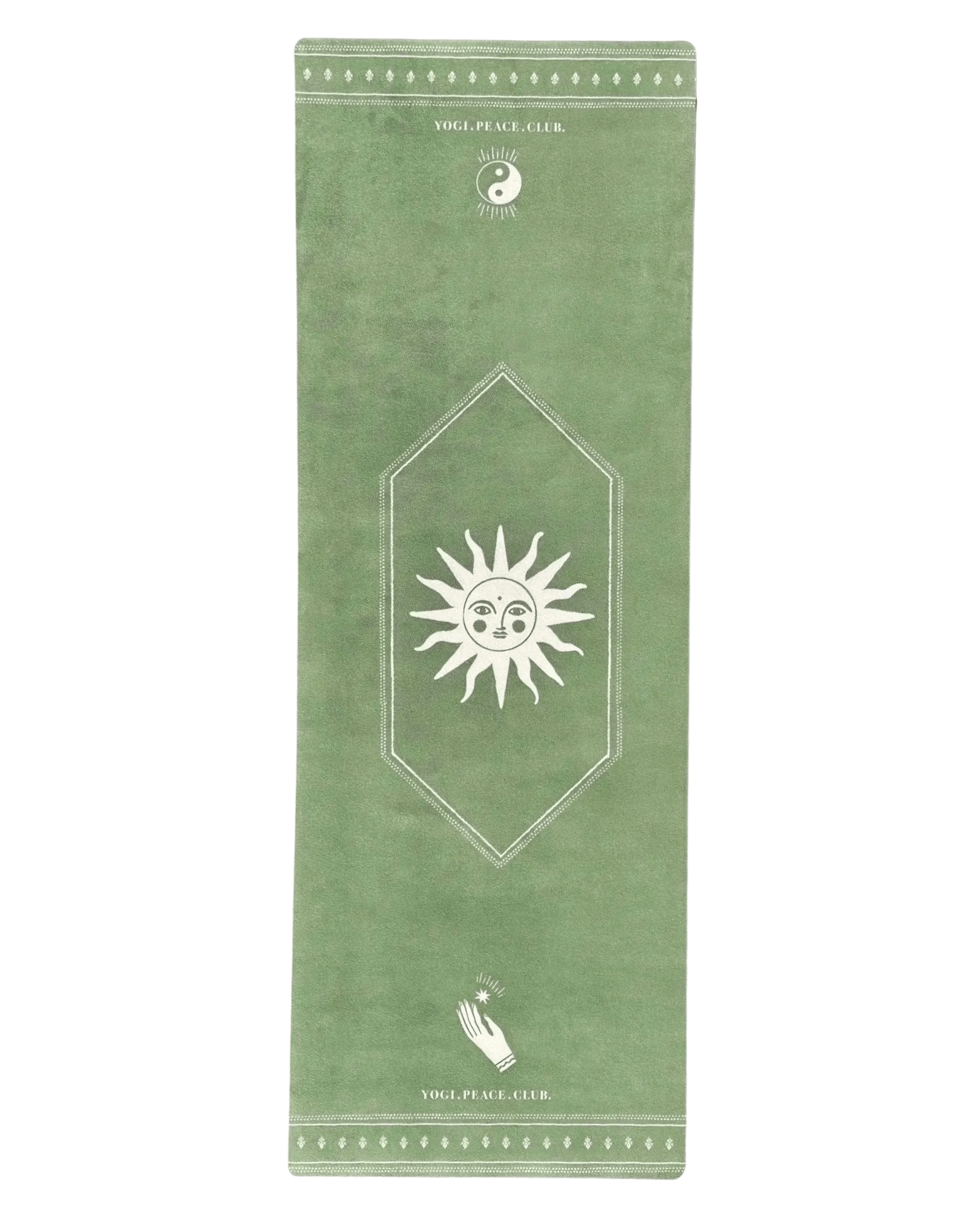 4 mm Yoga Pack - Ceremony Sage Yoga Mat + Block + Strap + Incense - Yogi Peace Club - Yoga Pack