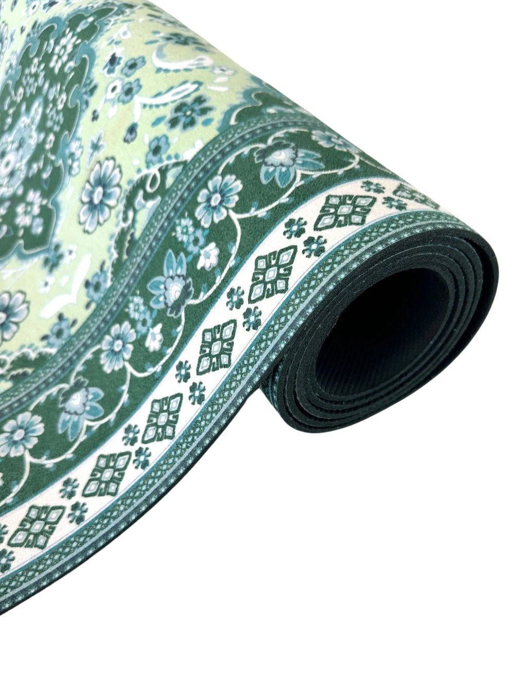 4 mm Yoga Pack - Mint Tea Yoga Mat + Block + Strap + Incense - Yogi Peace Club - YOGA PACK