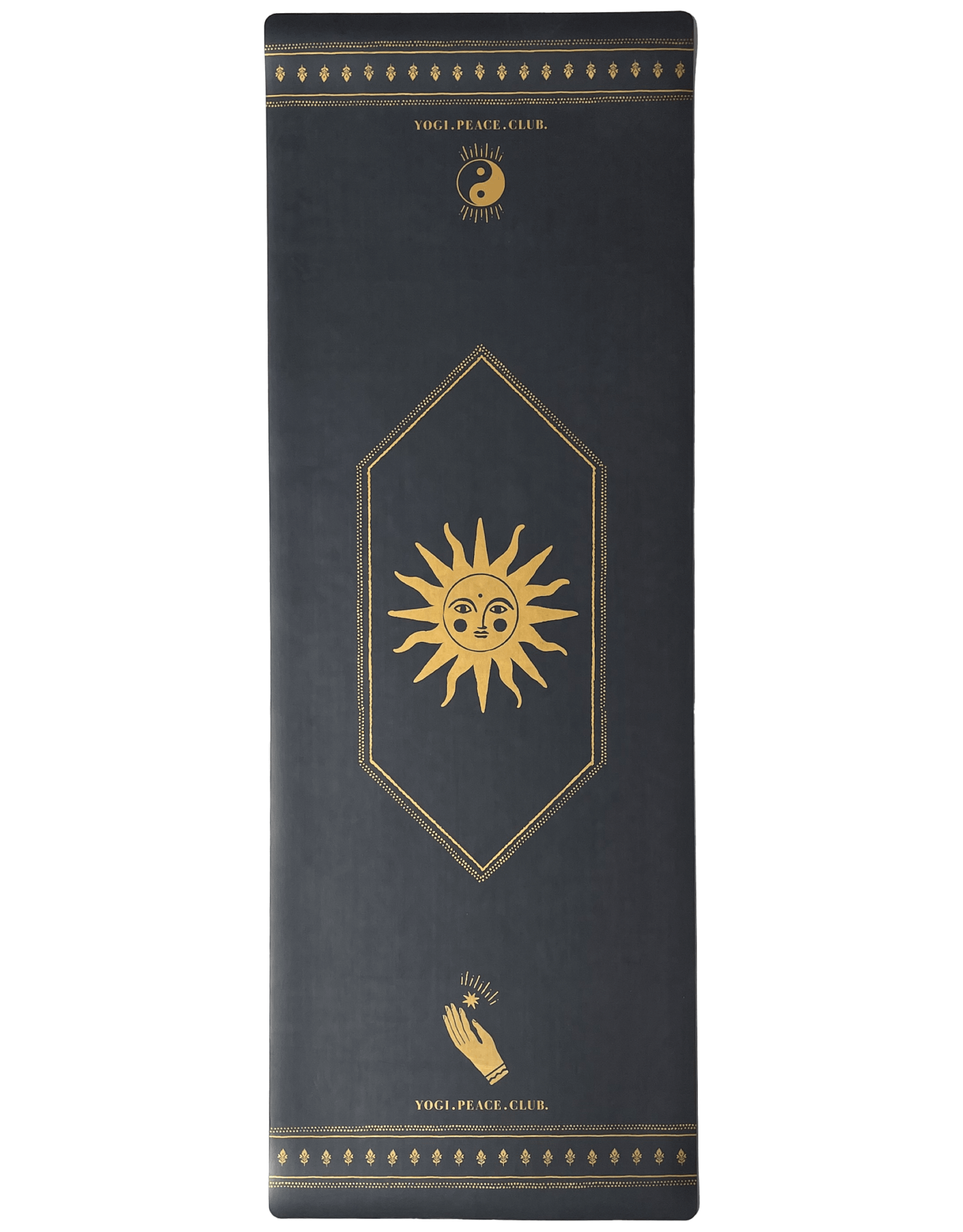 5 mm Yoga Pack - Gold Deluxe Yoga Mat + Block + Strap + Incense - Yogi Peace Club - YOGA PACK