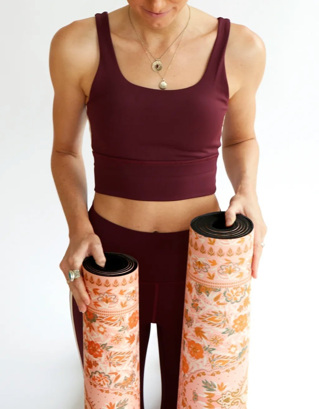 6 mm XL Eco Salty Peach Yoga Mat + Strap - Yogi Peace Club - YOGA MAT