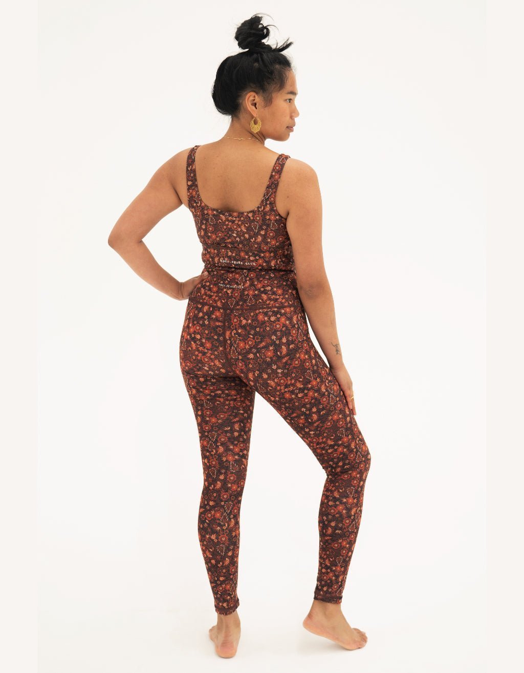 Amber Bloom Yoga Leggings - Yogi Peace Club - YOGA LEGGINGS