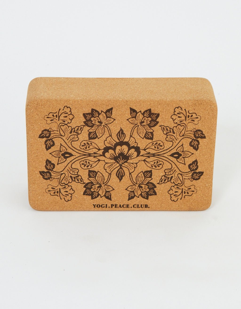 Cork Yoga Block - Lotus 2 Pack - Yogi Peace Club - Yoga Block