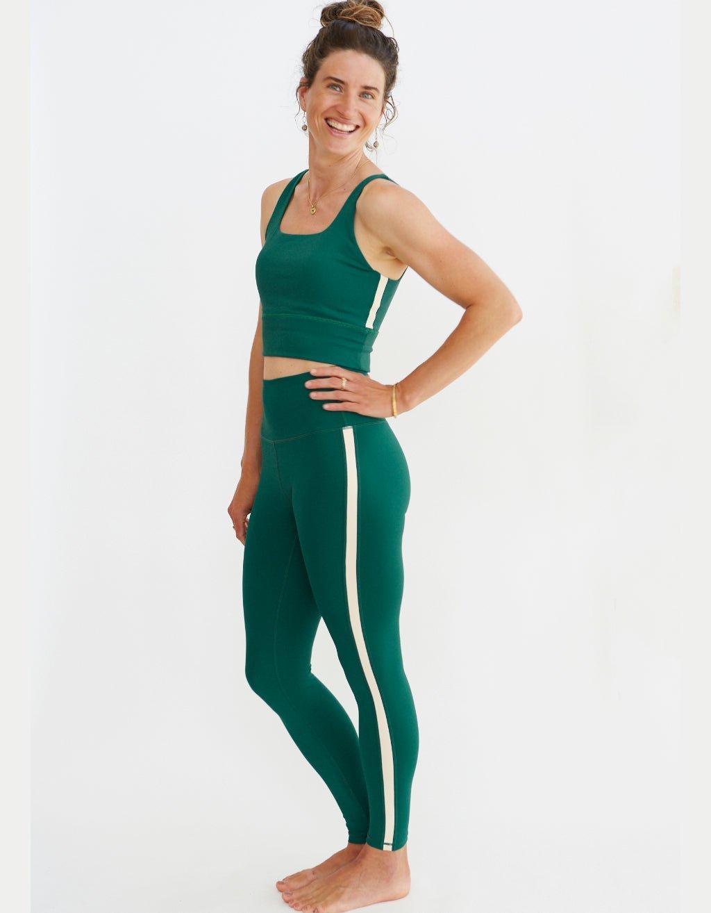 Emerald Yoga Bra - Yogi Peace Club - YOGA BRA