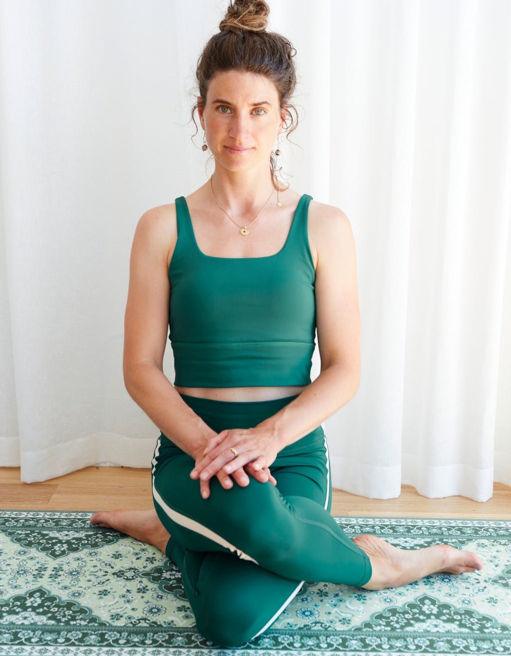 Emerald Yoga Leggings - Yogi Peace Club - YOGA LEGGINGS