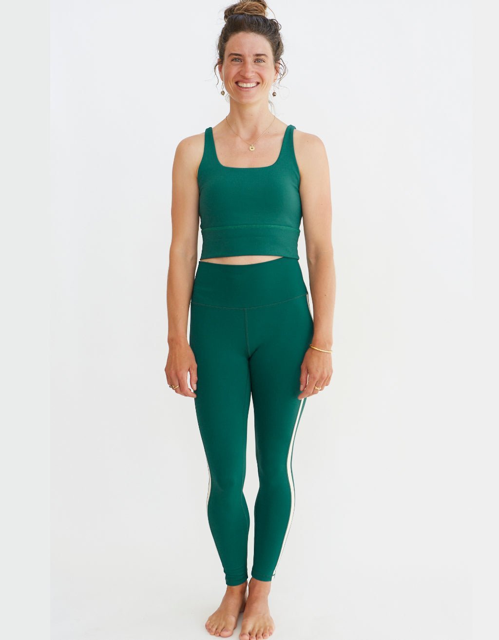 Emerald Yoga Leggings - Yogi Peace Club - YOGA LEGGINGS