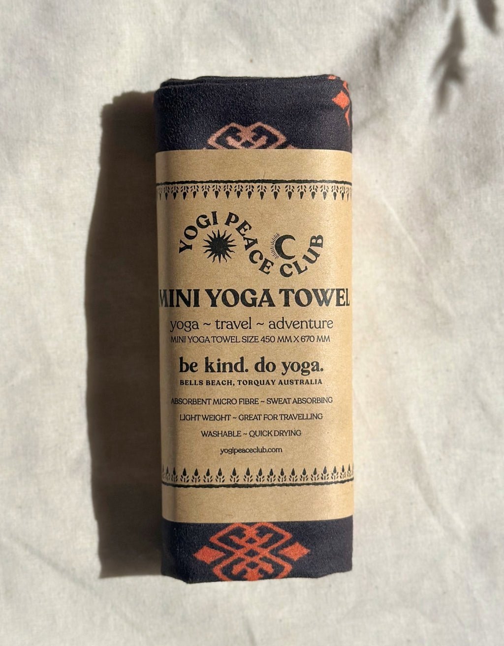 Mini Yoga Towel - Nomad - Yogi Peace Club - Yoga Accessories